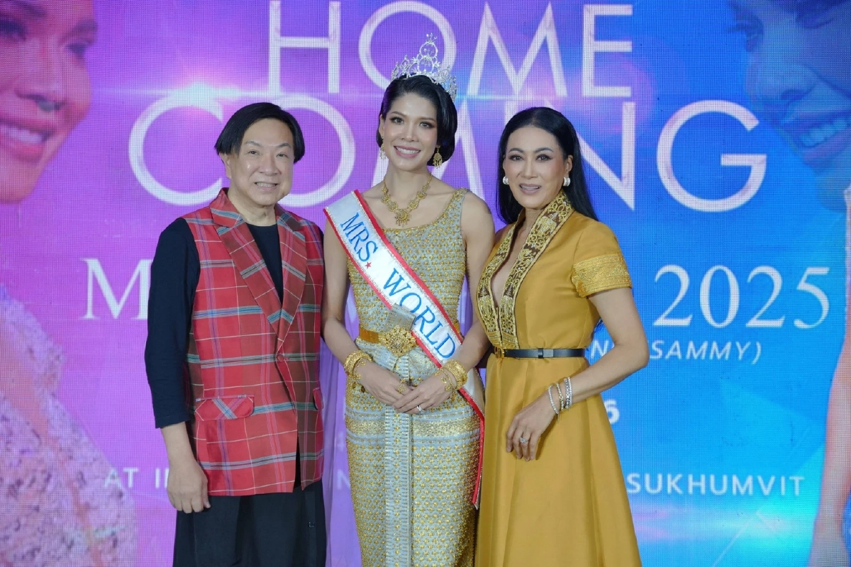 ไม่ใช่แค่คว้ามง! 'แซมมี่ ชนิตา' Mrs. World 2025 ชูภารกิจปั้นความสุขแม่สู่สากล