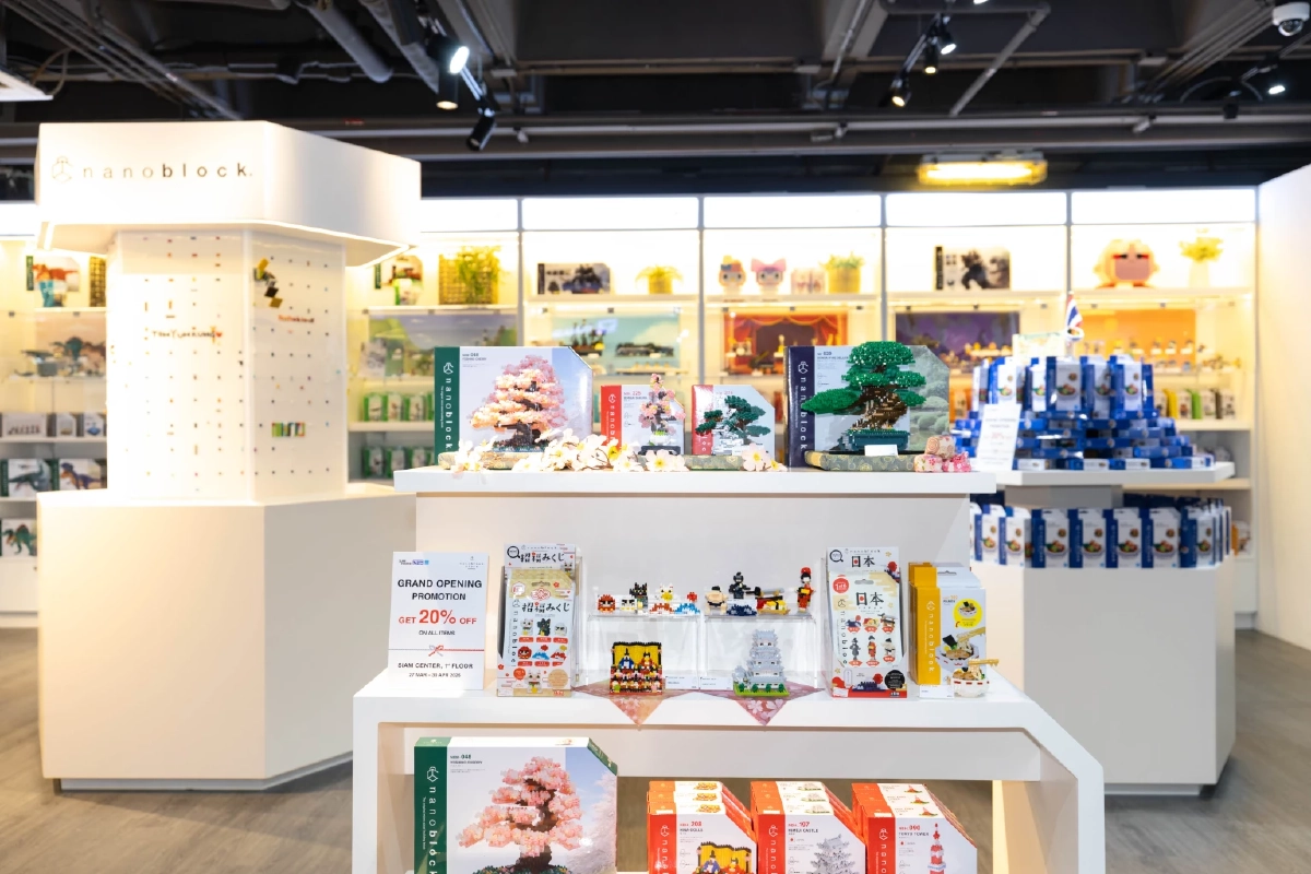 ทำไม 'ของเล่นชิ้นจิ๋ว' ถึงเยียวยา! nanoblock store แห่งแรกในไทย พร้อมโมเดล ‘ต้มยำกุ้ง’