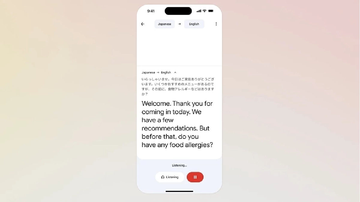 Google Translate ปล่อยฟีเจอร์ Live Translate เปลี่ยนหูฟังเป็นล่ามแปลสด บน iOS