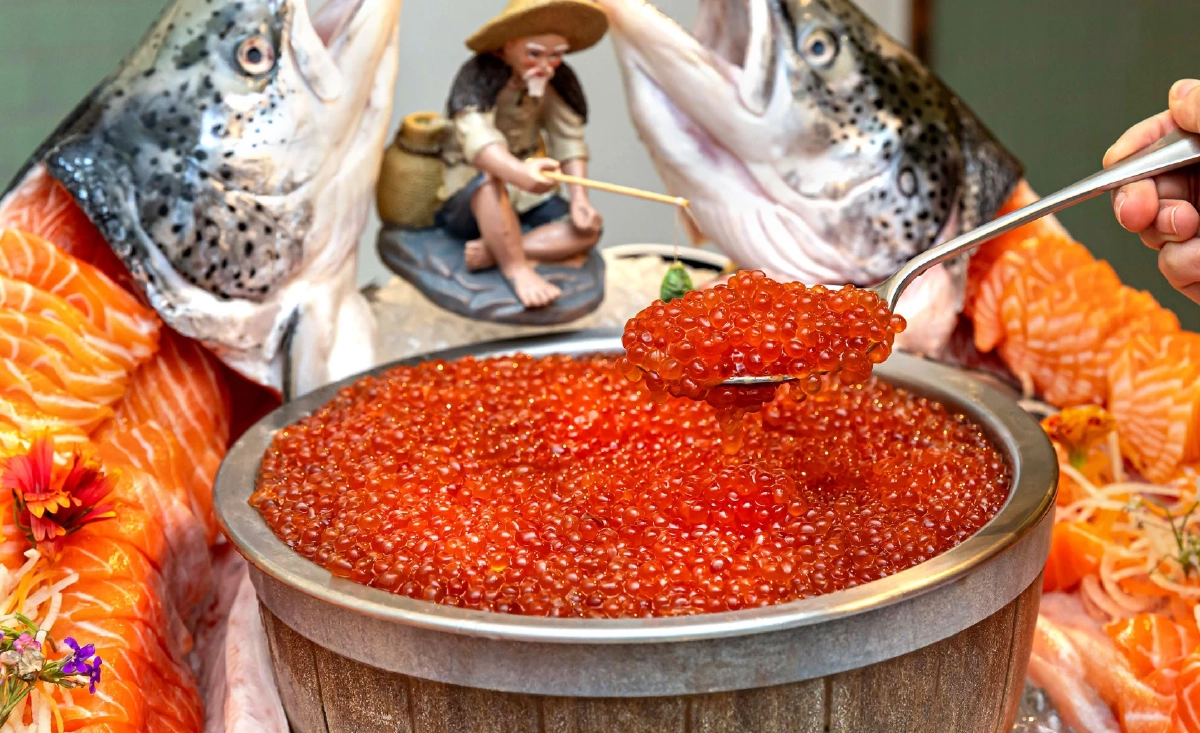 หนีมาฮีลใจกับ 'บุฟเฟต์แซลมอนพรีเมียม' ชั้น 24 ใน Vibe ที่ทำให้ตกหลุมรักเมือง