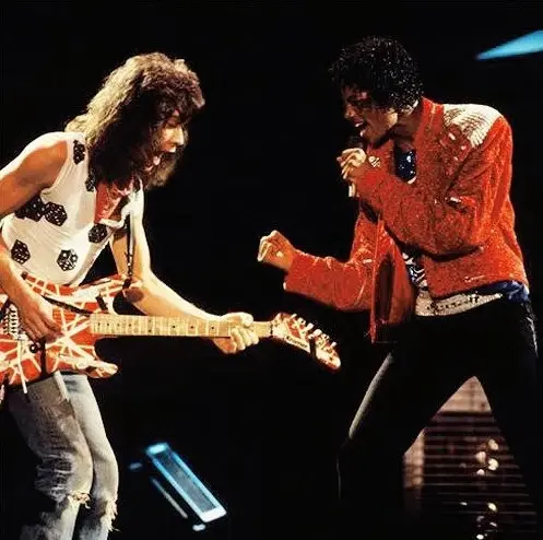 เพลง Beat It ของ ไมเคิล แจ็กสัน ที่เงินล้านก็ซื้อไม่ได้ - 20 นาที โซโล่ฟรี และเบียร์สองแพ็ก Credit ภาพ themightyvanhalen.net 