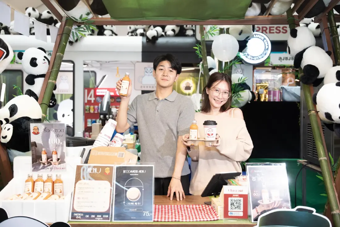 มนต์เสน่ห์แห่งชา ของหวาน ประติมากรรมแพนด้ายักษ์สูงกว่า 6 เมตร เดอะมอลล์ไลฟ์สโตร์