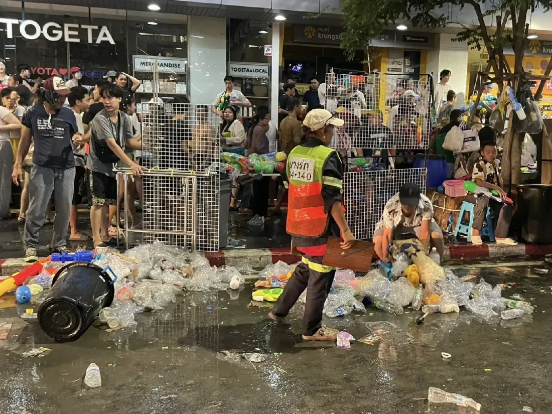 ยอดขยะสงกรานต์ วันเดียว 86 ตัน ชวนชาวสาดรีไซเคิลปืนฉีดน้ำ