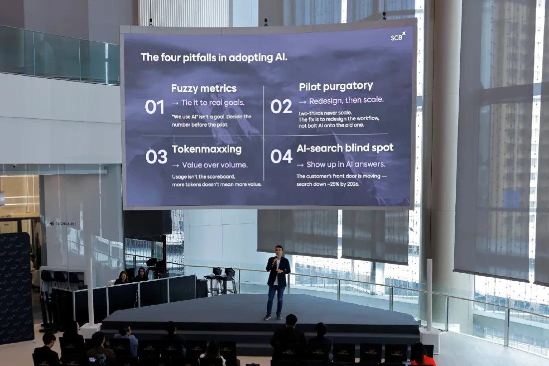 SCBX เปิดตัว  AI Outlook 2026 AI เป็นโครงสร้างพื้นฐานใหม่ของเศรษฐกิจ