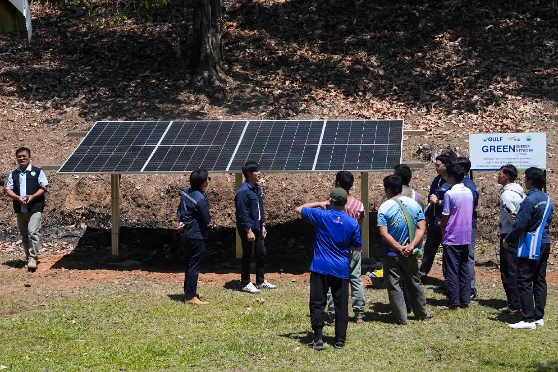 GULF ชูติดตั้งโซลาร์ยกระดับคุณภาพชีวิต เดินหน้า Green Energy Green Network for THAIs ปี 3