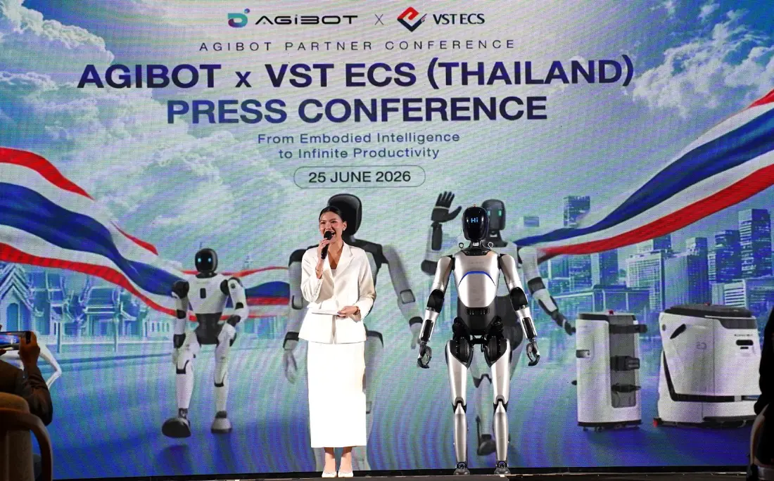 VST ECS จับมือ AGIBOT เตรียมจำหน่าย 'หุ่นยนต์ฮิวแมนนอยด์' ในไทย