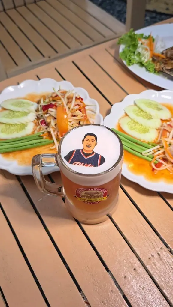 เยอรมันตะวันแดง Foam Art : มาตรฐานใหม่เบียร์สดไทย ฟองเบียร์ปรินท์รูปได้