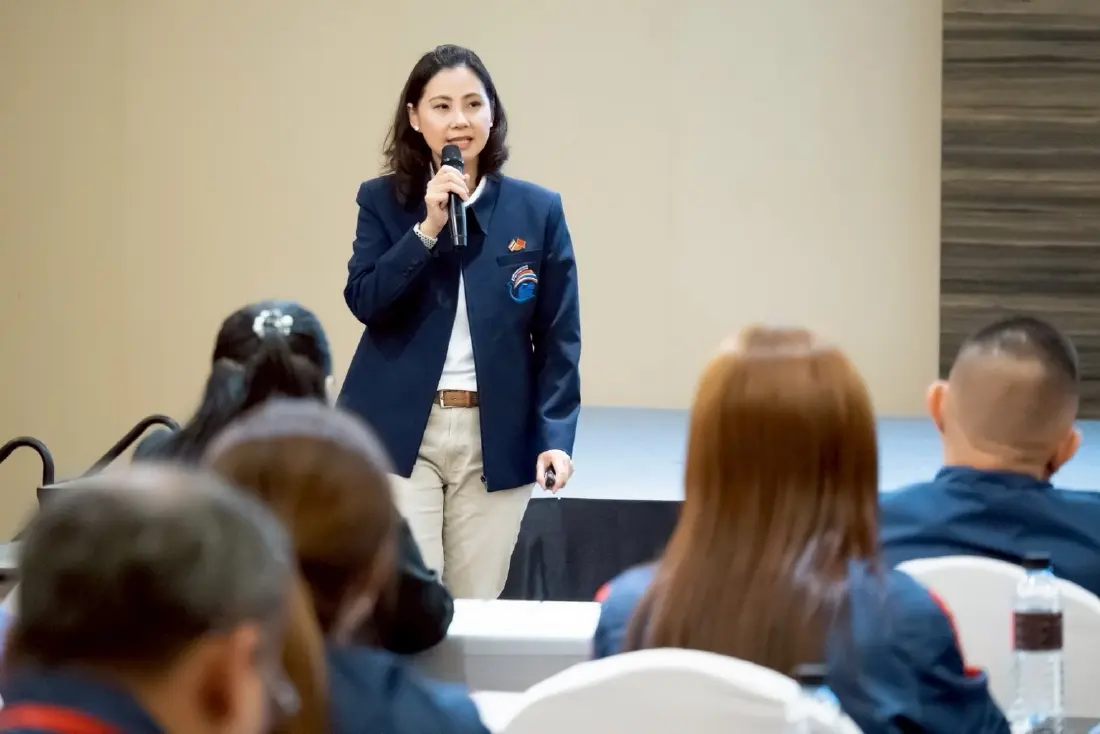 คัณธรส หาญไชยพิบูลย์กุล ผู้อำนวยการสถาบันสื่อและบริหารธุรกิจไทย-จีน