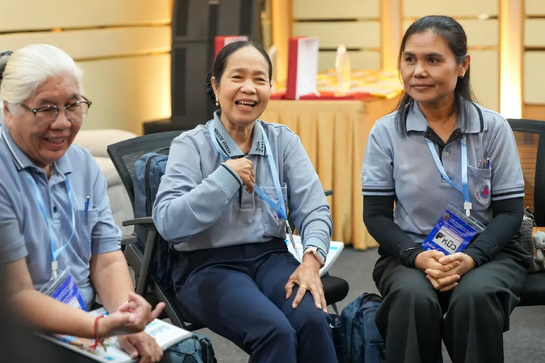 วปอ.บอ. รุ่น 3 จัด 'วัคซีนสติ รักษาสตางค์ ป้องกันสแกมเมอร์' ยกระดับ อสม.ดิจิทัล ป้องกลุ่มเปราะบางจากมิจฉาชีพ