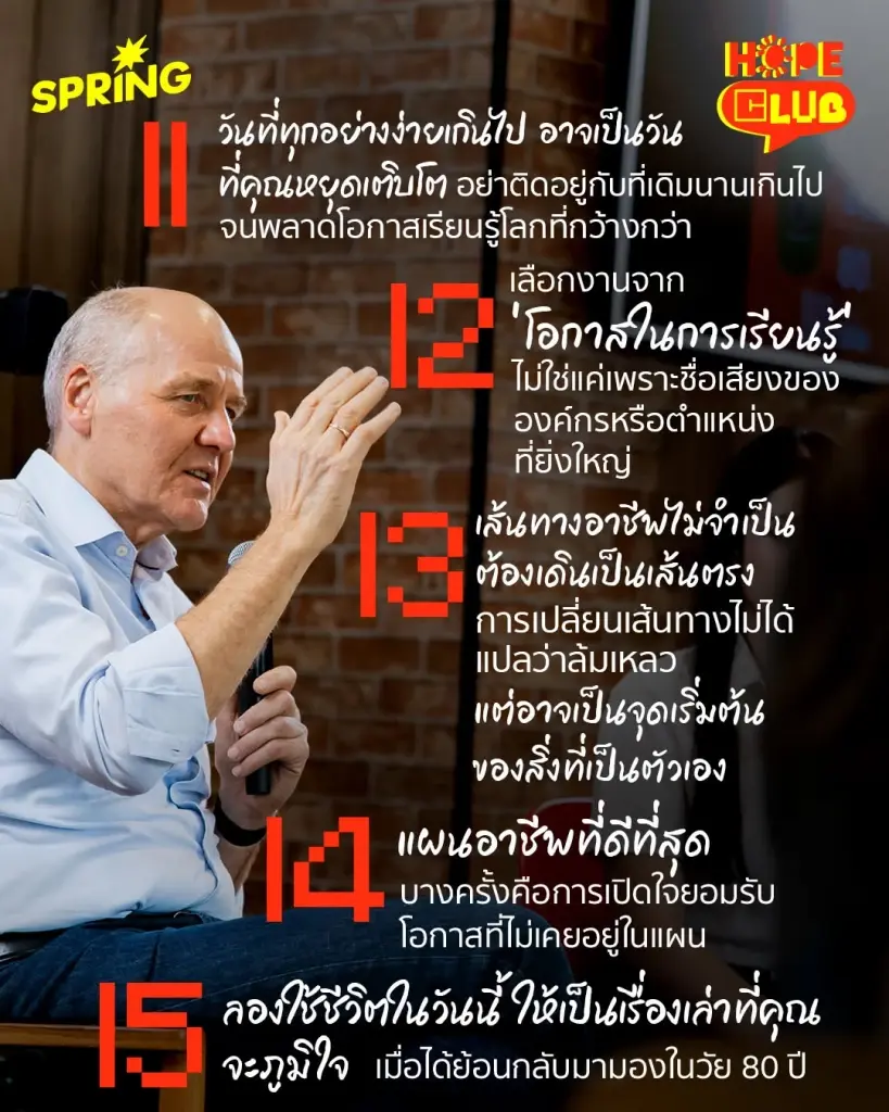 จบแล้วไปไหน? 15 ข้อคิดเริ่มต้นชีวิตการทำงาน จากซิกเว่ เบรกเก้