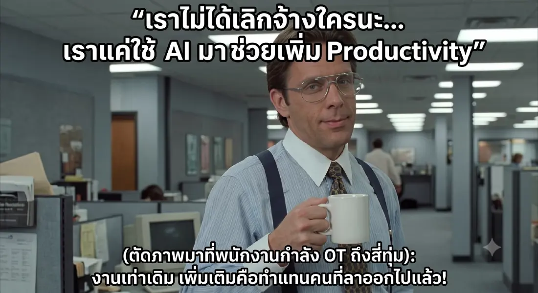 Ghost Downsizing คืออะไร? เทรนด์ยุค AI ไม่เลย์ออฟ ไม่รับคนเพิ่ม คนเหลือต้องแบกงาน 2 เท่า