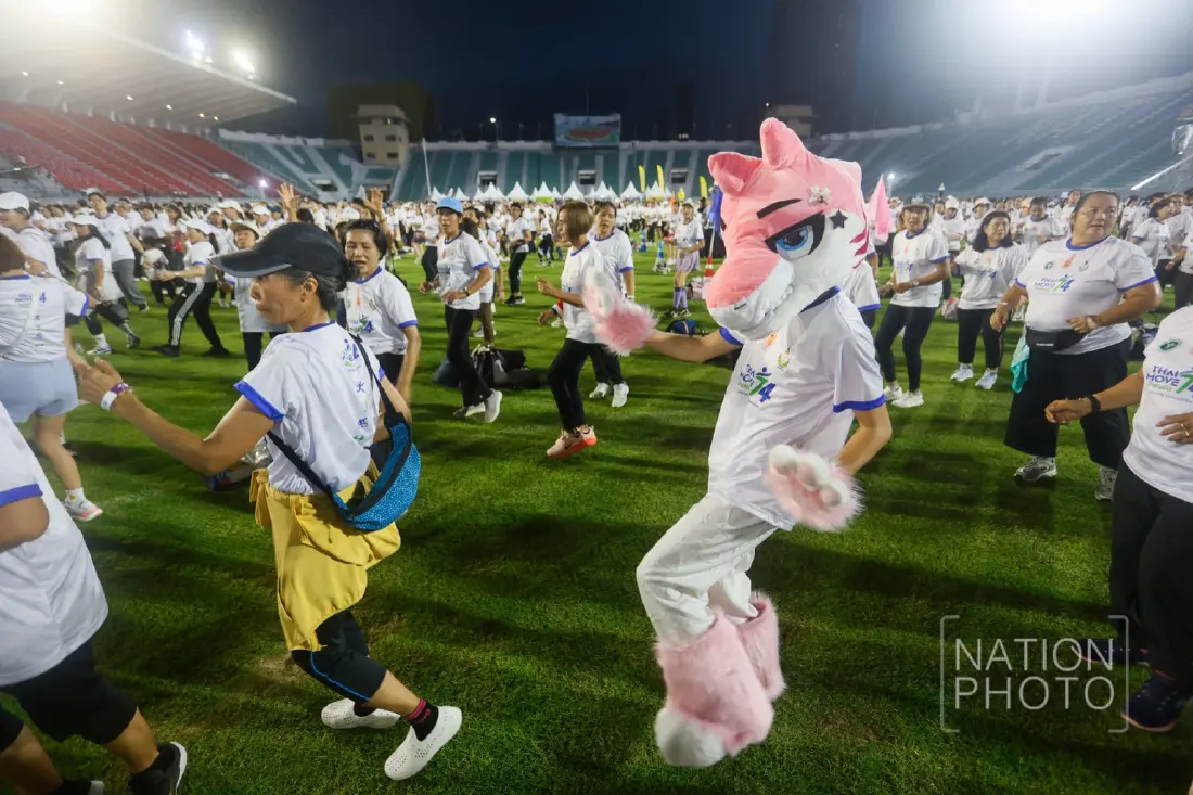 นายกฯ อนุทิน รวมพลังคนไทย 'แอโรบิก' ลดเสี่ยงกลุ่มโรค NCDs