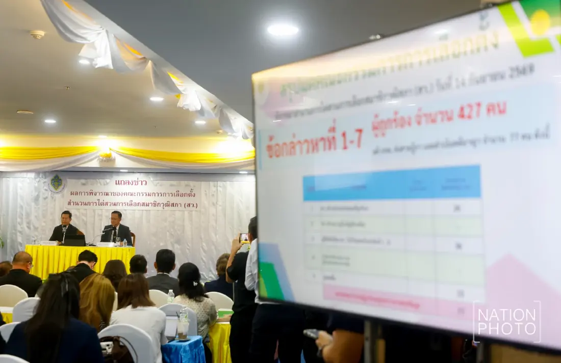 กกต.มีมติส่งฟ้องคดี ฮั้ว สว. 77 คน จาก 427 ผู้ถูกกล่าวหา ส่งศาลฎีกาแผนกคดีเลือกตั้ง
