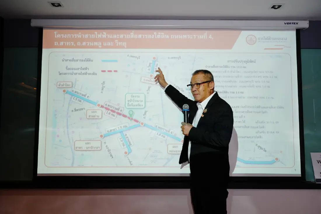 MEA ปรับภูมิทัศน์เมืองหลวง นำสายไฟฟ้า-สายสื่อสารลงใต้ดิน ยกระดับระบบไฟฟ้ามั่นคง