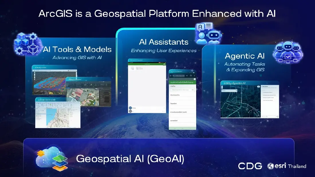 ทำไม Location Intelligence ถึงเป็นข้อได้เปรียบใหม่ขององค์กรยุค AI: เจาะลึกมุมมอง จาก Esri Thailand