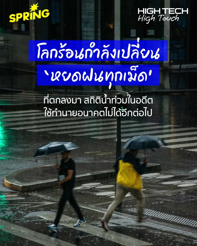 High Tech, High Touch เมื่อภูมิอากาศเปลี่ยนเร็วกว่าที่คิด