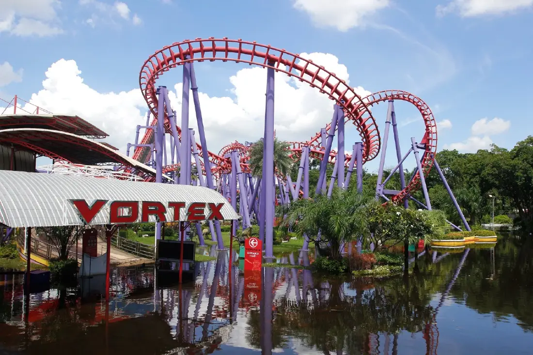 สวนสยาม Siam Amazing Park: ตำนานทะเลกรุงเทพ และวันนี้ต้อง จมน้ำกับน้ำท่วม กทม. และต้องปิดเป็นเวลา 6 เดือน  Credit ภาพ Facebook Siam Amazing Park สยามอะเมซิ่งพาร์ค 