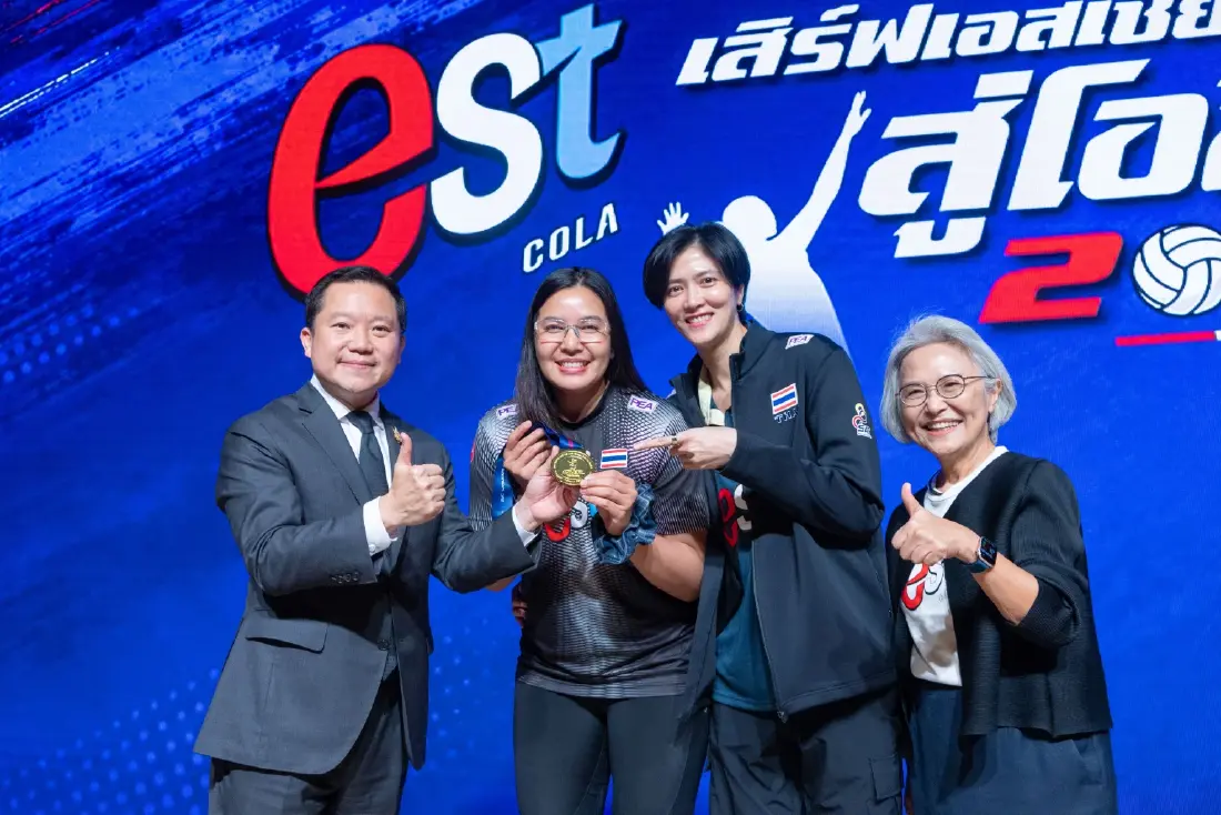 ไทยเบฟ มอบเงินสนับสนุน 'วอลเลย์บอลหญิงทีมชาติไทย' สู้ศึกโอลิมปิกเกมส์ 2028