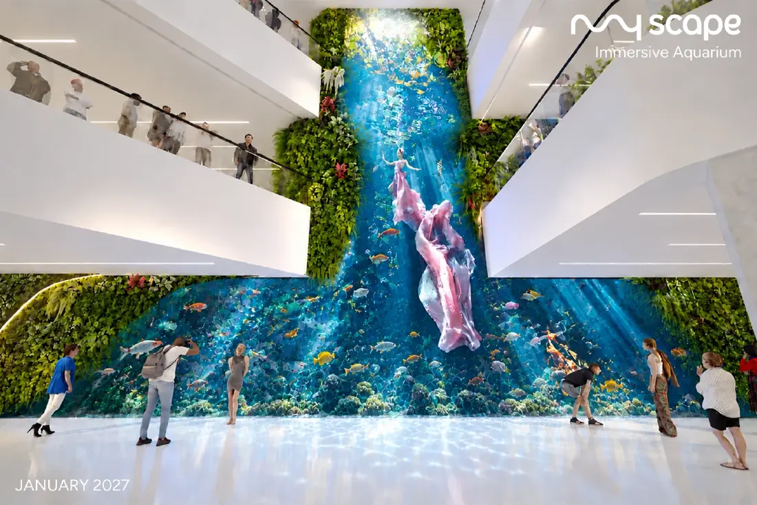 ‘Immersive Aquarium’ แห่งแรกของไทย สัมผัสโลกใต้น้ำแบบใหม่ ที่ซีคอนสแควร์