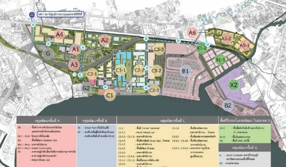 แผนผังพัฒนา ’ท่าเรือคลองเตย’ จัดโซนรับ Entertainment Complex