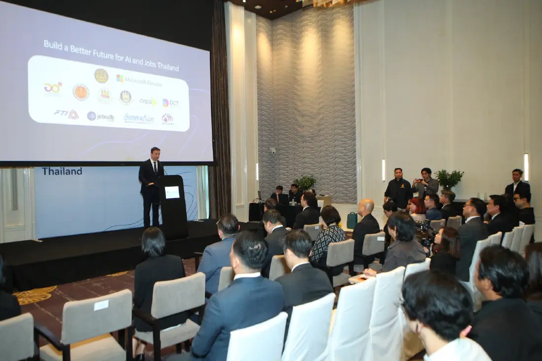Microsoft Elevate AI and Jobs for Thailand อัปสกิลแรงงานไทย  เชื่อมทักษะ AI สู่จ้างงานจริง
