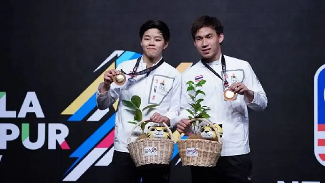 “ปอป้อ-บาส” อัดเจ้าภาพ 2เกมรวด คว้าทองแบดฯคู่ผสมซีเกมส์ “ปอป้อ-บาส” อัดเจ้าภาพ 2เกมรวด คว้าทองแบดฯคู่ผสมซีเกมส์