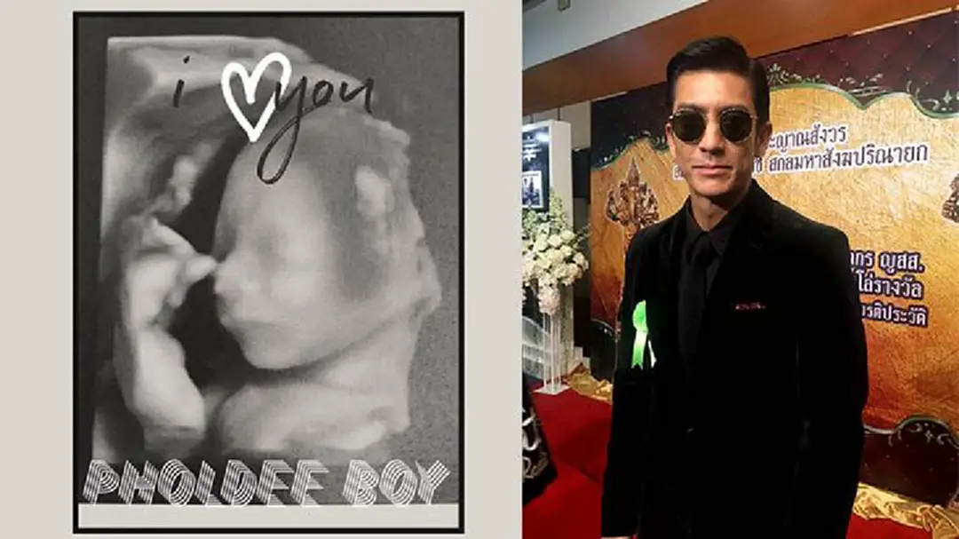 "ติ๊ก เจษฎาภรณ์" ประกาศข่าวดี "พีช สิตมน" ท้องลูกคนที่ 2 ได้ 5 เดือน