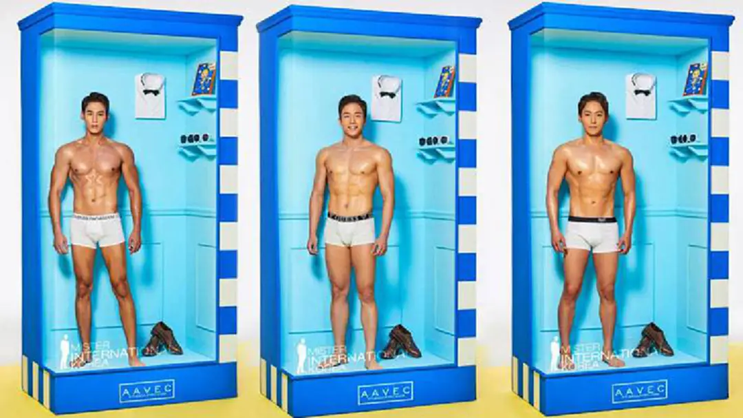 ผู้เข้าประกวด Mister International Korea มาในลุค"ตุ๊กตาบาร์บี้เคน"สุดเซ็กซี่ เรียกเสียงคะแนนโหวต