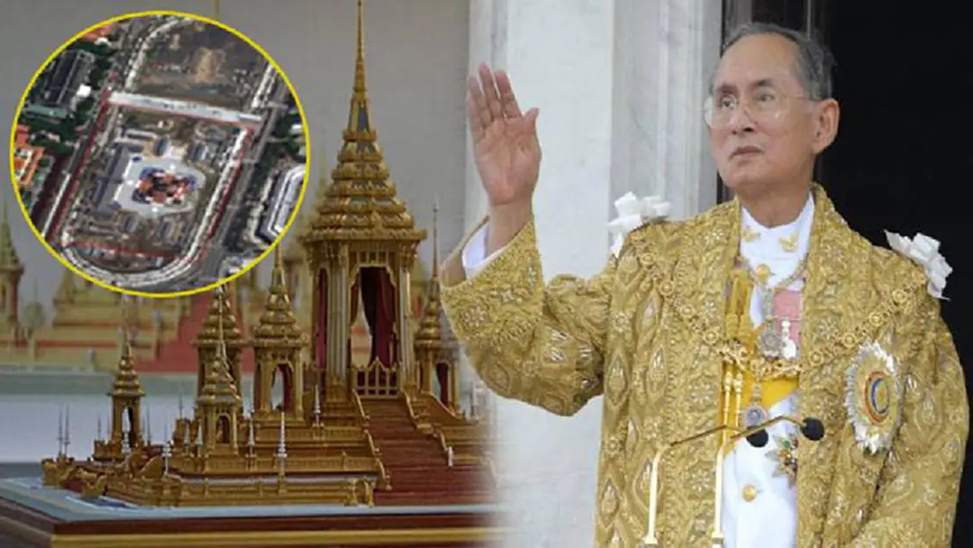 เปิดภาพพระเมรุมาศ ในหลวงรัชกาลที่ 9 จากดาวเทียม ...ความตั้งใจบนหยาดน้ำตา เปิดภาพพระเมรุมาศ ในหลวงรัชกาลที่ 9 จากดาวเทียม ...ความตั้งใจบนหยาดน้ำตา
