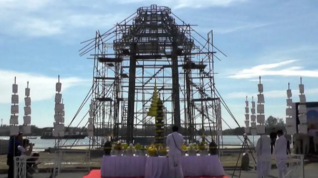 ความพร้อมการสร้าง “พระเมรุมาศจำลอง” ความพร้อมการสร้าง “พระเมรุมาศจำลอง”