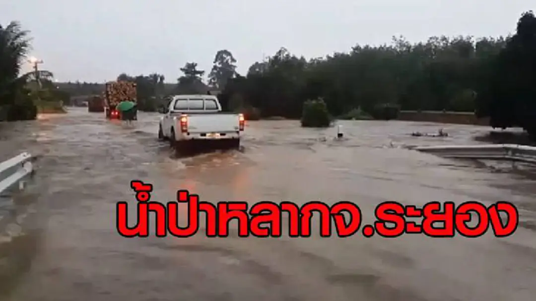 น้ำป่าทะลักเข้าท่วมถนน-บ้านเรือน จ.ระยอง สูง50ซม.(ชมคลิป) น้ำป่าทะลักเข้าท่วมถนน-บ้านเรือน จ.ระยอง สูง50ซม.(ชมคลิป)