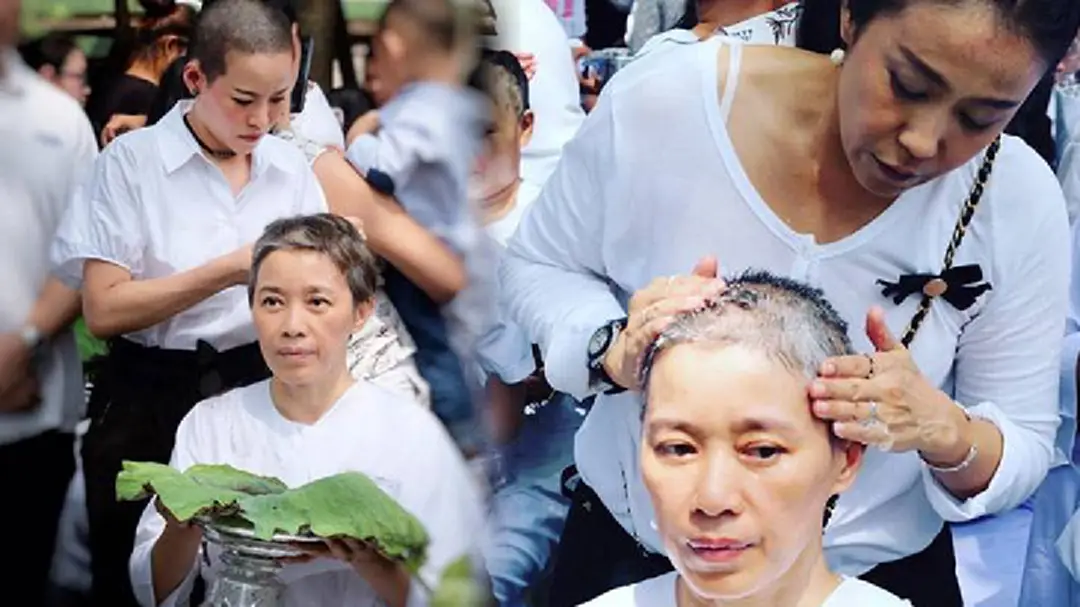 “เอื้อง ชมพูนุท นาครทรรรพ” ปลงผมบวชพุทธสาวิกาศีล 10 เพื่อถวายเป็นพระราชกุศล แด่พระบาทสมเด็จพระเจ้าอยู่หัว ร.9 “เอื้อง ชมพูนุท นาครทรรรพ” ปลงผมบวชพุทธสาวิกาศีล 10 เพื่อถวายเป็นพระราชกุศล แด่พระบาทสมเด็จพระเจ้าอยู่หัว ร.9