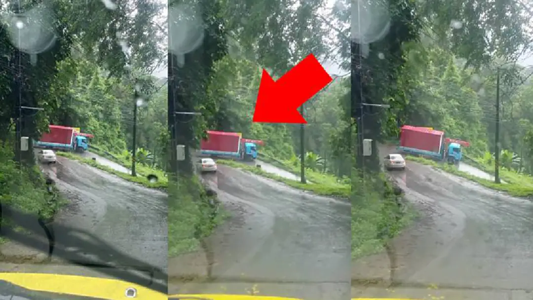 เห็นแล้วยังเสียวแทน!! ถึงกับร้องอู้ว...หนุ่มเจอรถบรรทุกกำลังเลี้ยวโค้งสุดแคบบนเกาะช้าง ลุ้นเอาใจช่วยสุดตัว...หวั่นเกิดอันตราย!!? (มีคลิป) เห็นแล้วยังเสียวแทน!! ถึงกับร้องอู้ว...หนุ่มเจอรถบรรทุกกำลังเลี้ยวโค้งสุดแคบบนเกาะช้าง ลุ้นเอาใจช่วยสุดตัว...หวั่นเกิดอันตราย!!? (มีคลิป)