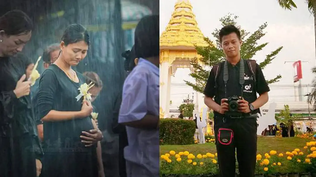 ซาบซึ้ง! ช่างภาพจิตอาสาตามหาหญิงสาวอุ้มท้องตากฝน ร่วมพระราชพิธีฯ พร้อมสอนลูกให้เป็นคนดีตามรอยพ่อหลวง ซาบซึ้ง! ช่างภาพจิตอาสาตามหาหญิงสาวอุ้มท้องตากฝน ร่วมพระราชพิธีฯ พร้อมสอนลูกให้เป็นคนดีตามรอยพ่อหลวง