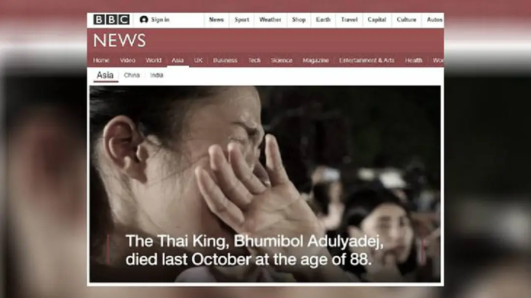 สื่อทั่วโลกเกาะติดรายงานข่าวบรรยากาศวันสุดท้ายก่อนถึง"วันพระราชพิธีถวายพระเพลิงพระบรมศพฯ ในหลวงรัชกาลที่ 9" วันที่คนไทยไม่อยากให้มาถึง สื่อทั่วโลกเกาะติดรายงานข่าวบรรยากาศวันสุดท้ายก่อนถึง"วันพระราชพิธีถวายพระเพลิงพระบรมศพฯ ในหลวงรัชกาลที่ 9" วันที่คนไทยไม่อยากให้มาถึง