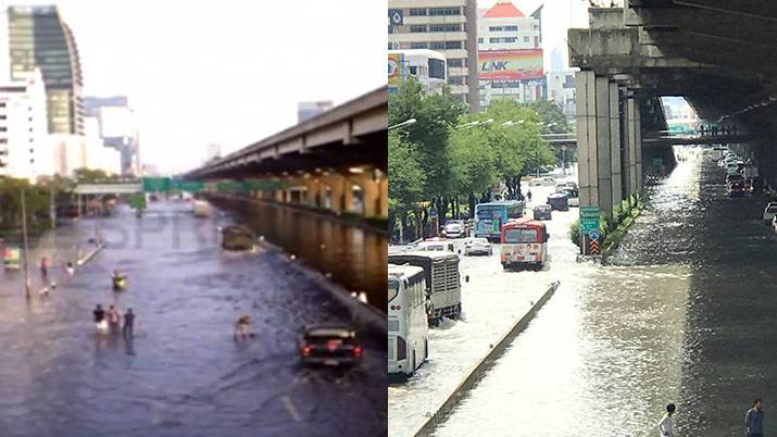 ดูชัดๆ! ภาพถ่ายดาวเทียม ปชช.หวั่นซ้ำรอยน้ำท่วมปี 54
