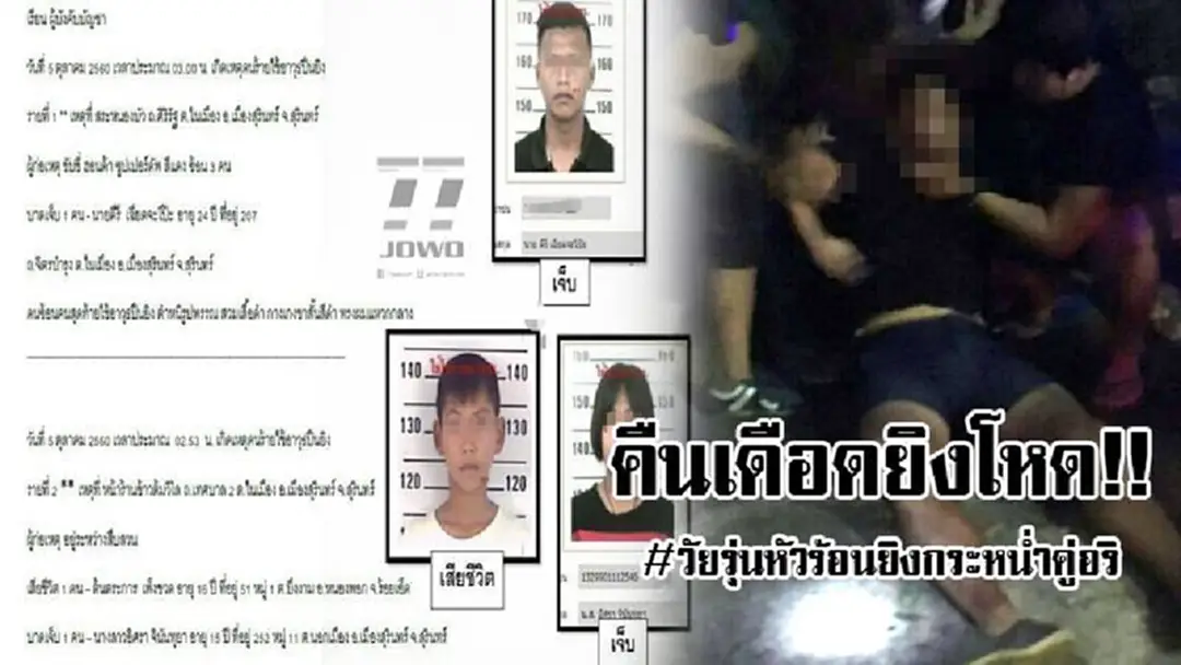 คืนเดือดยิงโหด..!! สมัยนี้มันฆ่ากันได้ง่ายดายเหลือเกิน เพียงคืนเดียวเกิดเหตุยิงสนั่น 2 เหตุการณ์ ตายคาที่ 1 ราย เพียงเพราะเป็นคู่อริกัน..!? คืนเดือดยิงโหด..!! สมัยนี้มันฆ่ากันได้ง่ายดายเหลือเกิน เพียงคืนเดียวเกิดเหตุยิงสนั่น 2 เหตุการณ์ ตายคาที่ 1 ราย เพียงเพราะเป็นคู่อริกัน..!?