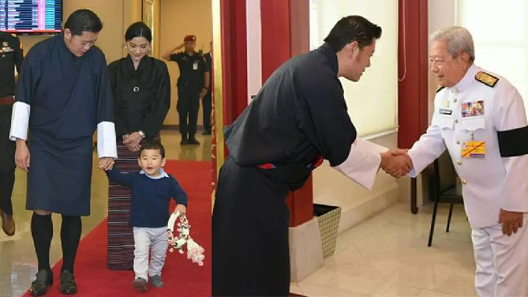 สมเด็จพระราชาธิบดีจิกมีและสมเด็จพระราชินีแห่งราชอาณาจักรภูฏาน เสด็จฯถึงไทยแล้ว เพื่อทรงเข้าร่วมพระราชพิธีถวายพระเพลิงพระบรมศพฯ สมเด็จพระราชาธิบดีจิกมีและสมเด็จพระราชินีแห่งราชอาณาจักรภูฏาน เสด็จฯถึงไทยแล้ว เพื่อทรงเข้าร่วมพระราชพิธีถวายพระเพลิงพระบรมศพฯ