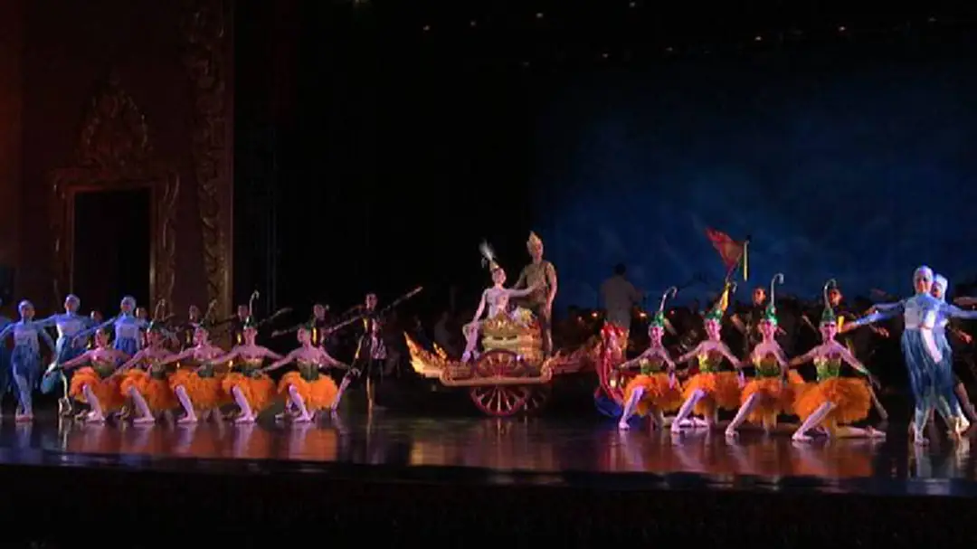งดงาม! ซ้อมใหญ่ "บัลเล่ต์มโนห์รา" การแสดงมหรสพสมโภชออกพระเมรุ งดงาม! ซ้อมใหญ่ "บัลเล่ต์มโนห์รา" การแสดงมหรสพสมโภชออกพระเมรุ