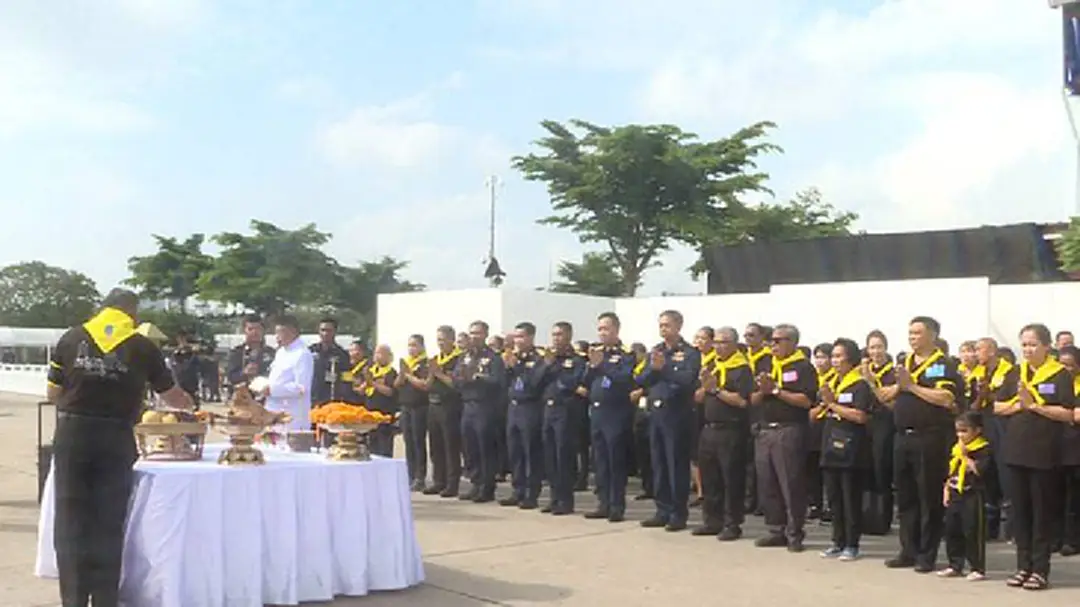กองทัพอากาศ บวงสรวงพระเมรุมาศจำลอง ณ สนามธูปะเตมีย์ กองทัพอากาศ บวงสรวงพระเมรุมาศจำลอง ณ สนามธูปะเตมีย์