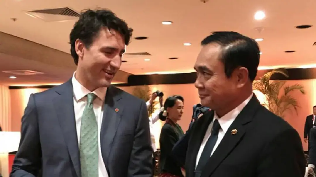 นายกฯแคนาดาพบนายกฯไทยที่ฟิลิปปินส์ “บอกไทยสวยมาก” ลุงตู่ชวนเที่ยวไทยอีก นายกฯแคนาดาพบนายกฯไทยที่ฟิลิปปินส์ “บอกไทยสวยมาก” ลุงตู่ชวนเที่ยวไทยอีก