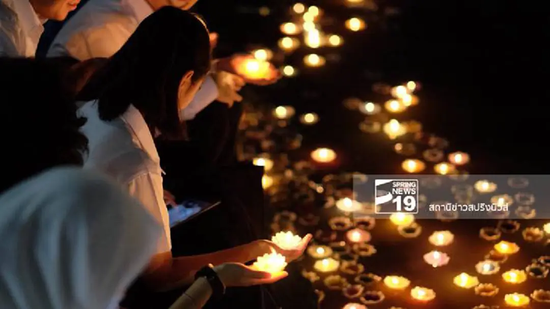 บรรยากาศลอยกระทง @จุฬาฯ ประจำปี60 "CU Full Moon 2017"