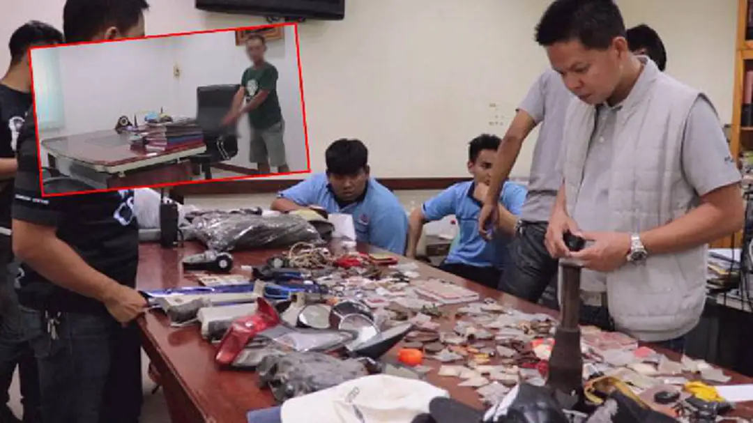 ล้วงคองูเห่า! "โจรแสบ" ขโมยของ ตร.ยกโรงพัก