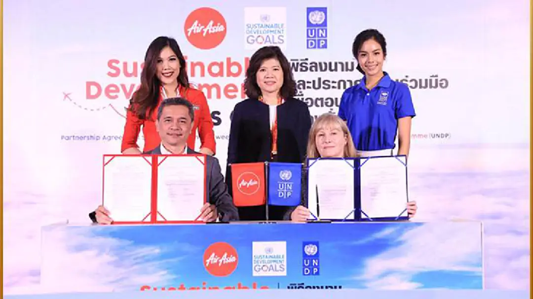 Air Asia จับมือ UNPD เปิดตัว 4 โครงการนำร่องพัฒนาชุมชน Air Asia จับมือ UNPD เปิดตัว 4 โครงการนำร่องพัฒนาชุมชน