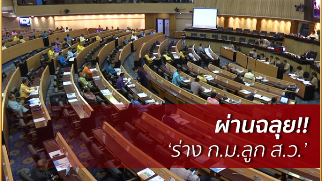 สนช. ผ่าน 'ร่าง ก.ม.ลูก ส.ว.' ฉลุย!!