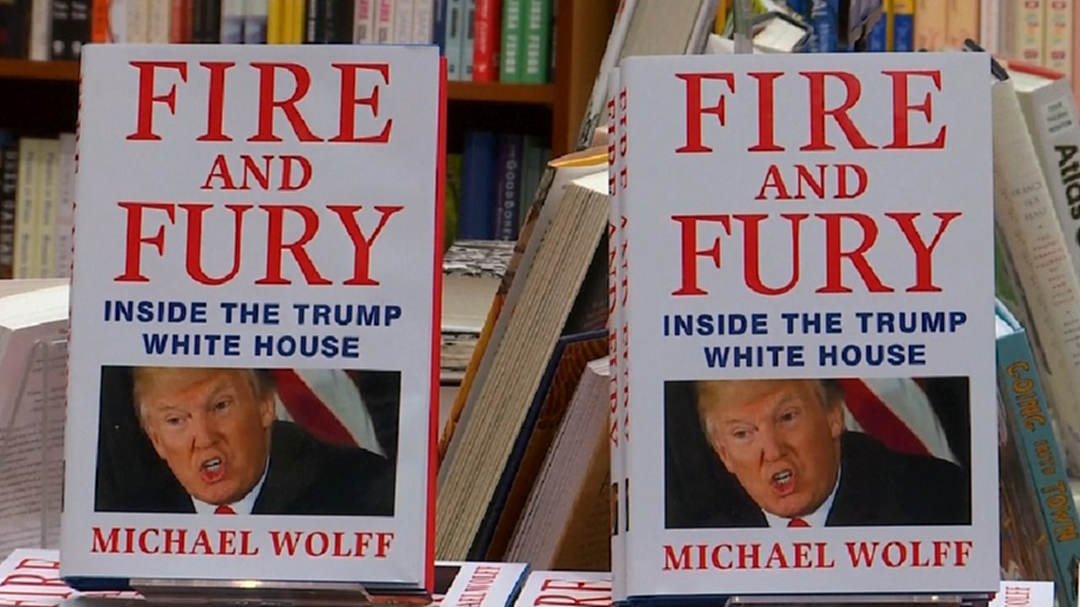 "Fire and Fury" หนังสือแฉโดนัลด์ ทรัมป์ ขายหมดเกลี้ยงในพริบตา