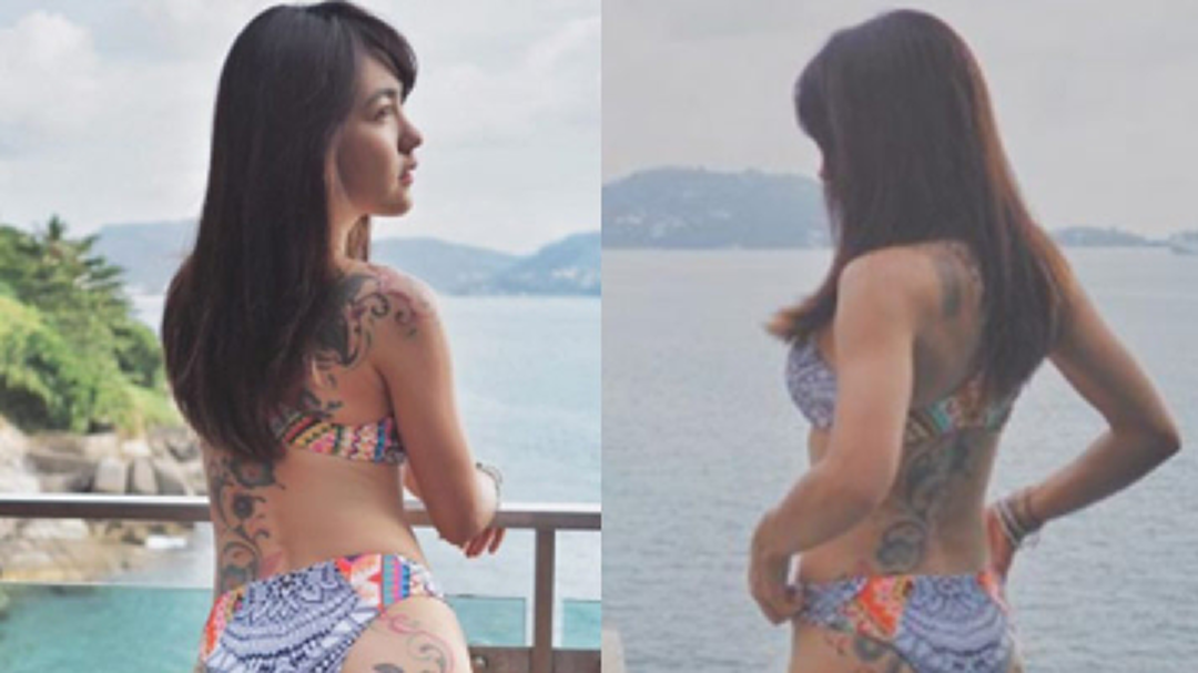 “ปีใหม่ สุมนต์รัตน์” อวดหุ่นแซ่บพร้อมลายสักสุดซี้ด !