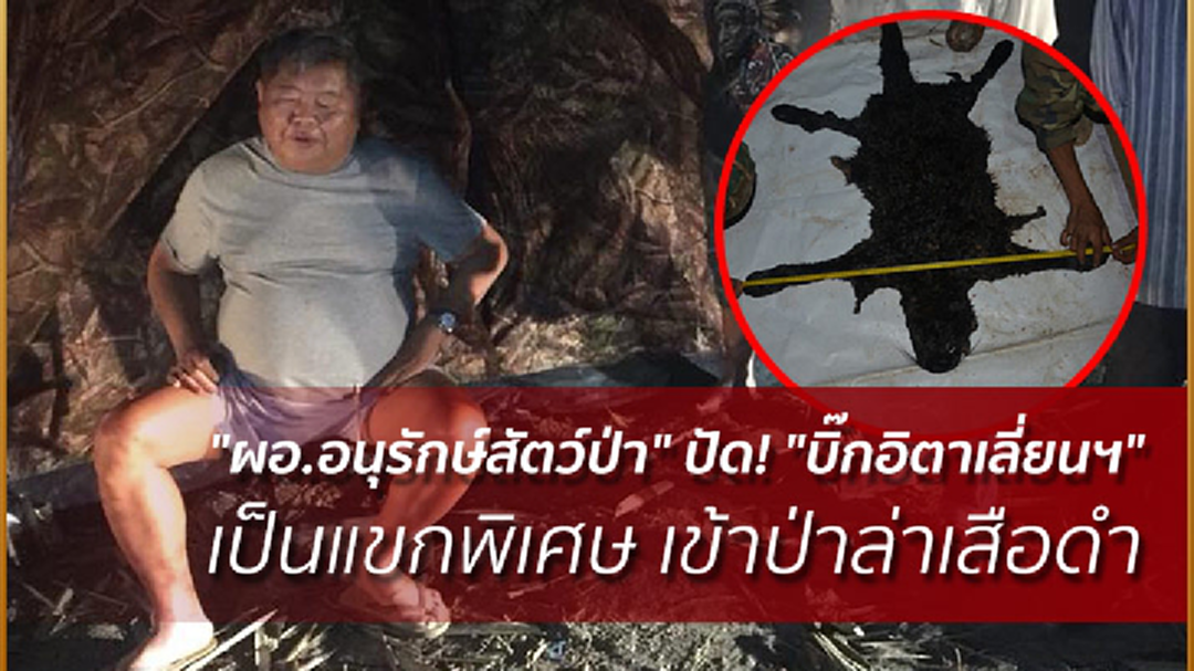 "ผอ.อนุรักษ์สัตว์ป่า" ปัด! "บิ๊กอิตาเลี่ยนฯ" เป็นแขกพิเศษ เข้าป่าล่าเสือดำ "ผอ.อนุรักษ์สัตว์ป่า" ปัด! "บิ๊กอิตาเลี่ยนฯ" เป็นแขกพิเศษ เข้าป่าล่าเสือดำ