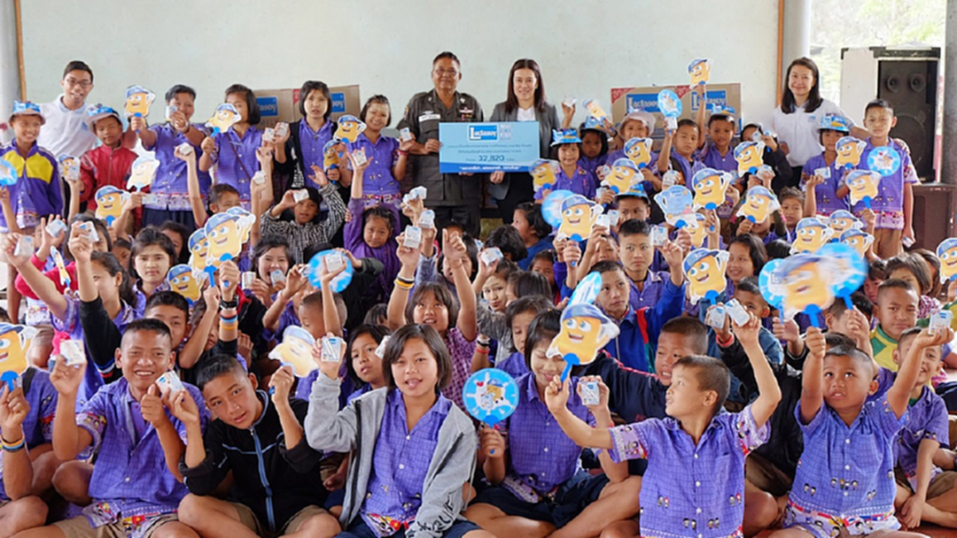 'แลคตาซอย'ชวนร่วมกิจกรรม "ONE LIKE FIVE BAHT" เพิ่มพลังจากหนึ่งไลก์ เพื่อให้น้องอิ่มท้องสุขภาพดี 'แลคตาซอย'ชวนร่วมกิจกรรม "ONE LIKE FIVE BAHT" เพิ่มพลังจากหนึ่งไลก์ เพื่อให้น้องอิ่มท้องสุขภาพดี