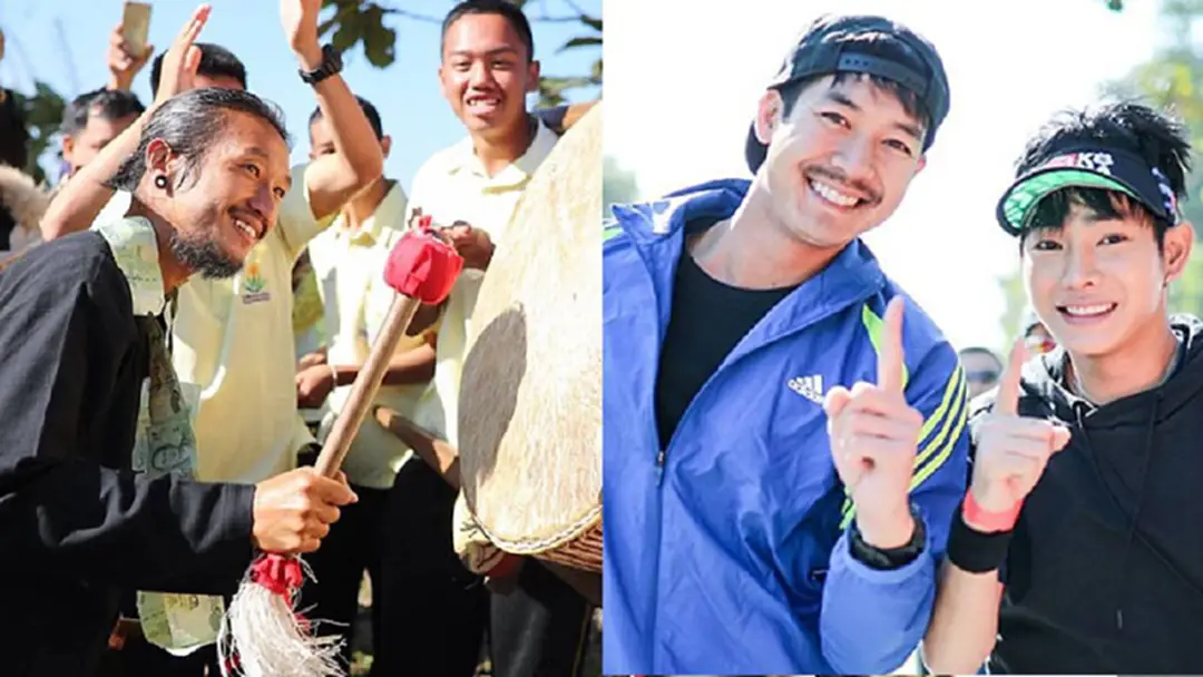 ประมวลภาพตูนวิ่งเข้าพะเยา เป๊ก-เวียร์-เบลล่า ร่วมก้าวคนละก้าว